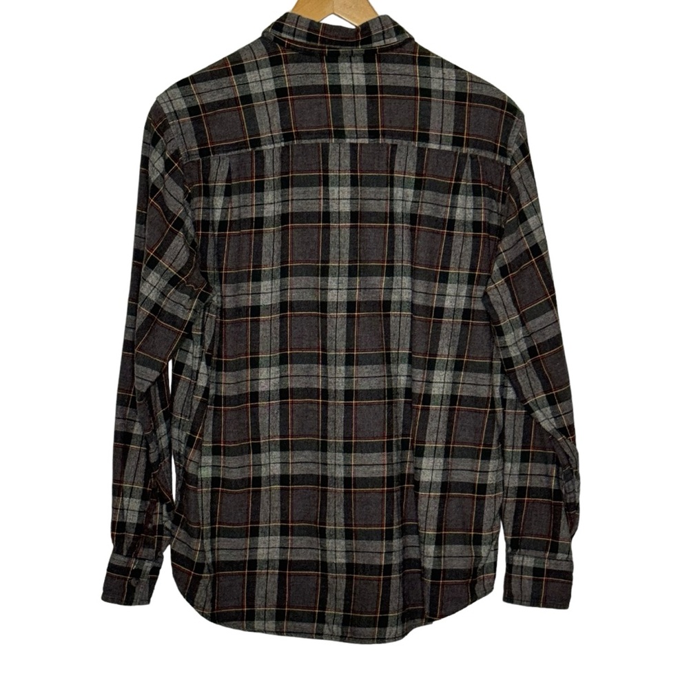 Weatherproof Vintage Men's Blue Green White Tartan Button-Down Plaid Size Large - Picture 3 of 8